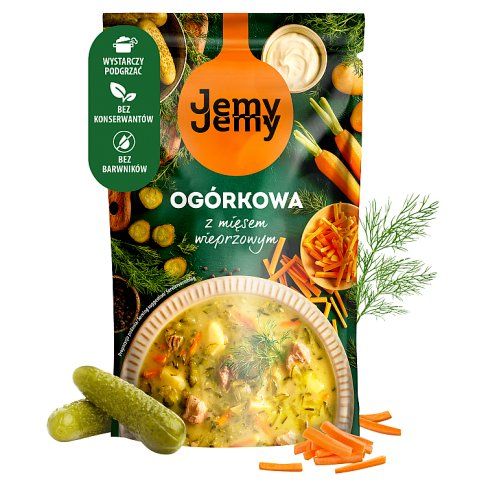 Zupa ogórkowa z mięsem JemyJemy 450g widok 3