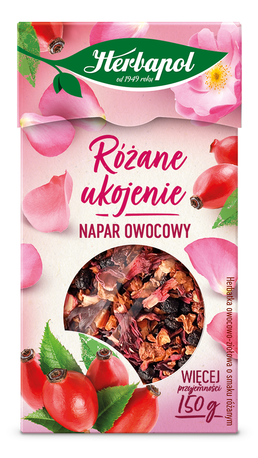 Napar owocowy różane ukojenie Herbapol 150g widok 1