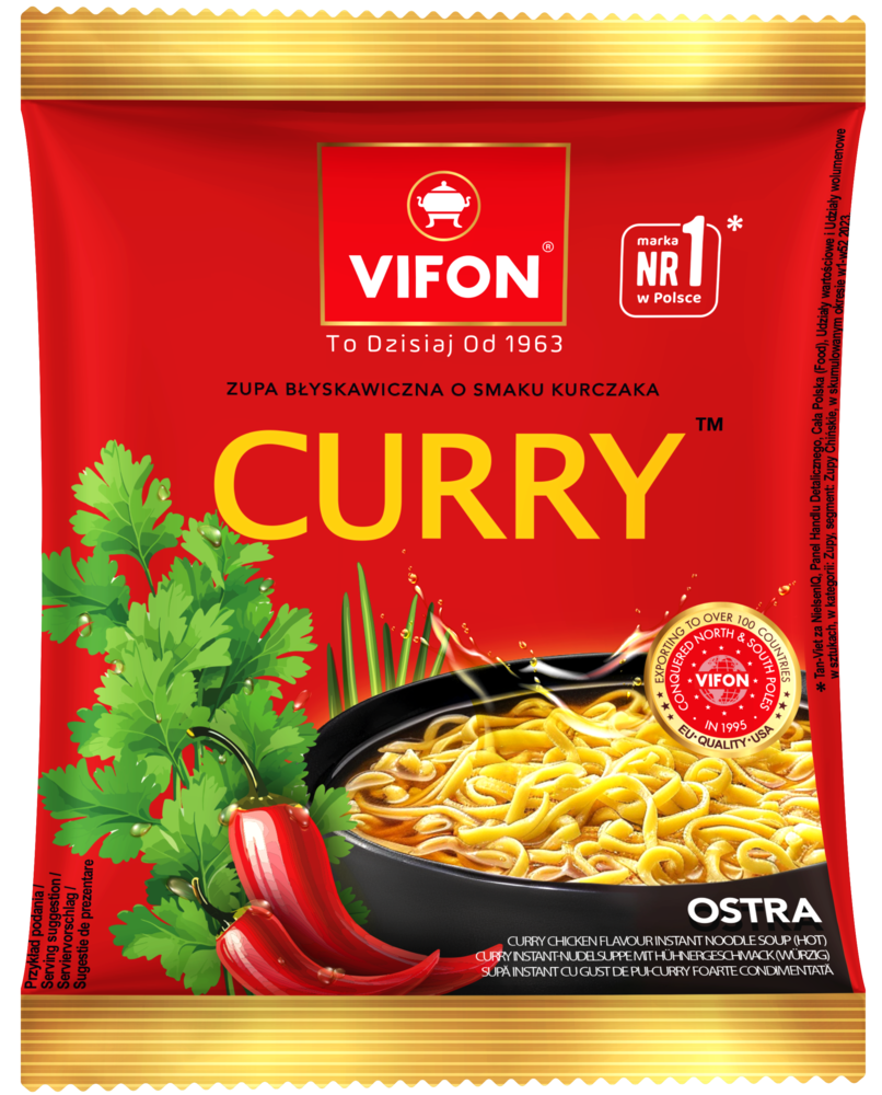 Zupa kurczak curry Vifon 70g widok 1