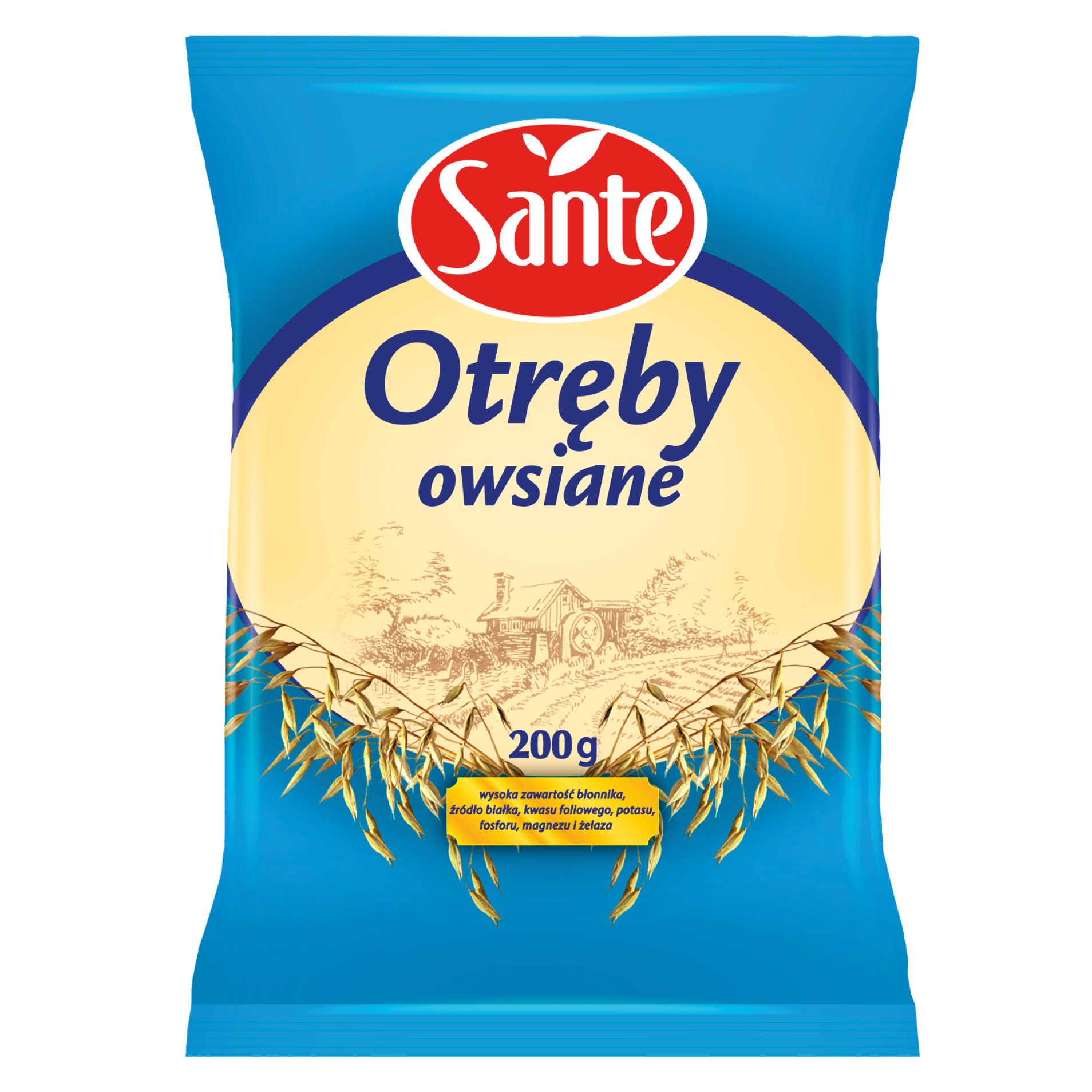 Otręby owsiane stabilizowane Sante 200g widok 1
