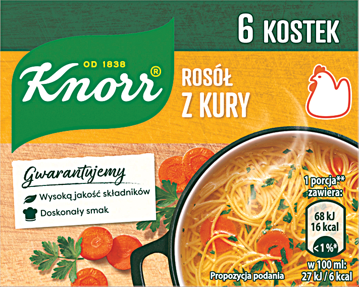 Bulion rosół z kury Knorr 60g widok 1