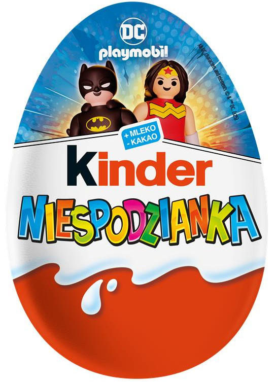 Jajko Kinder niespodzianka licencja 20g widok 1