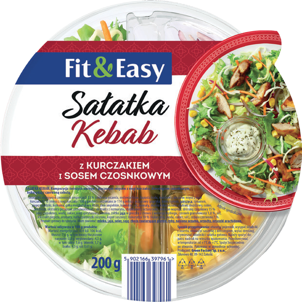 Lunchbox Fit&Easy 200g mix widok główny 