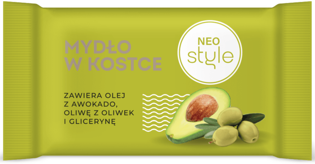 Mydło w kostce awokado i oliwa Neo Style 90g widok 1