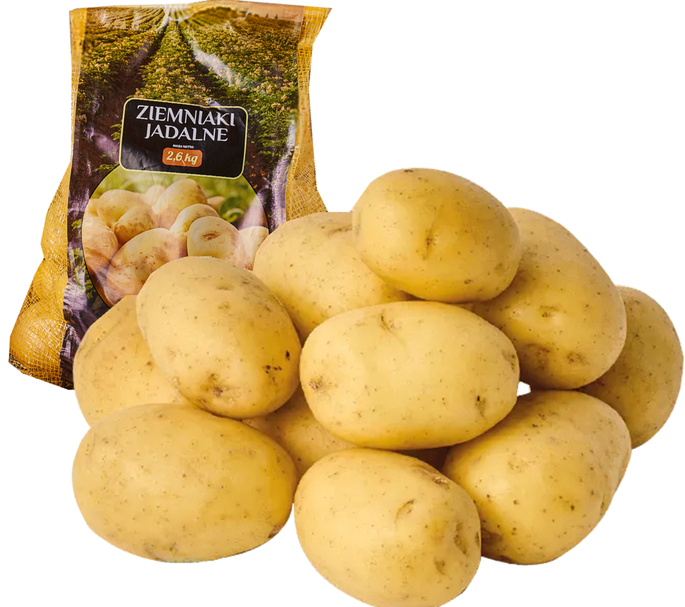 Ziemniaki jadalne pakowane myte widok 1