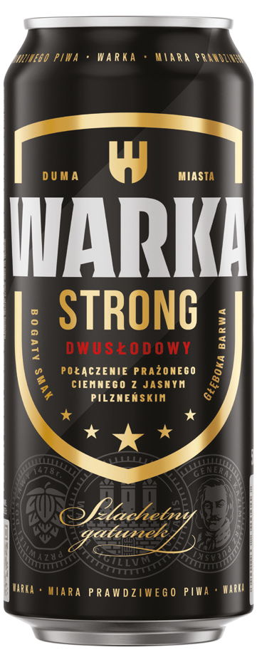 Piwo Warka strong 0,5l 6,3% puszka widok główny 
