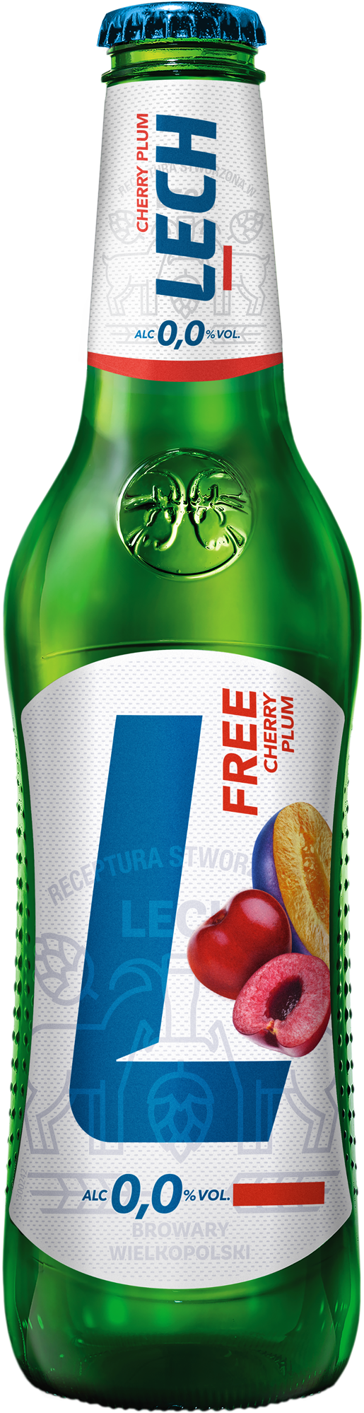 Piwo Lech Free wiśnia śliwka 330ml 0% but. bzzw. widok 1