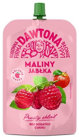 Mus malina jabłko Dawtona 180g widok 1