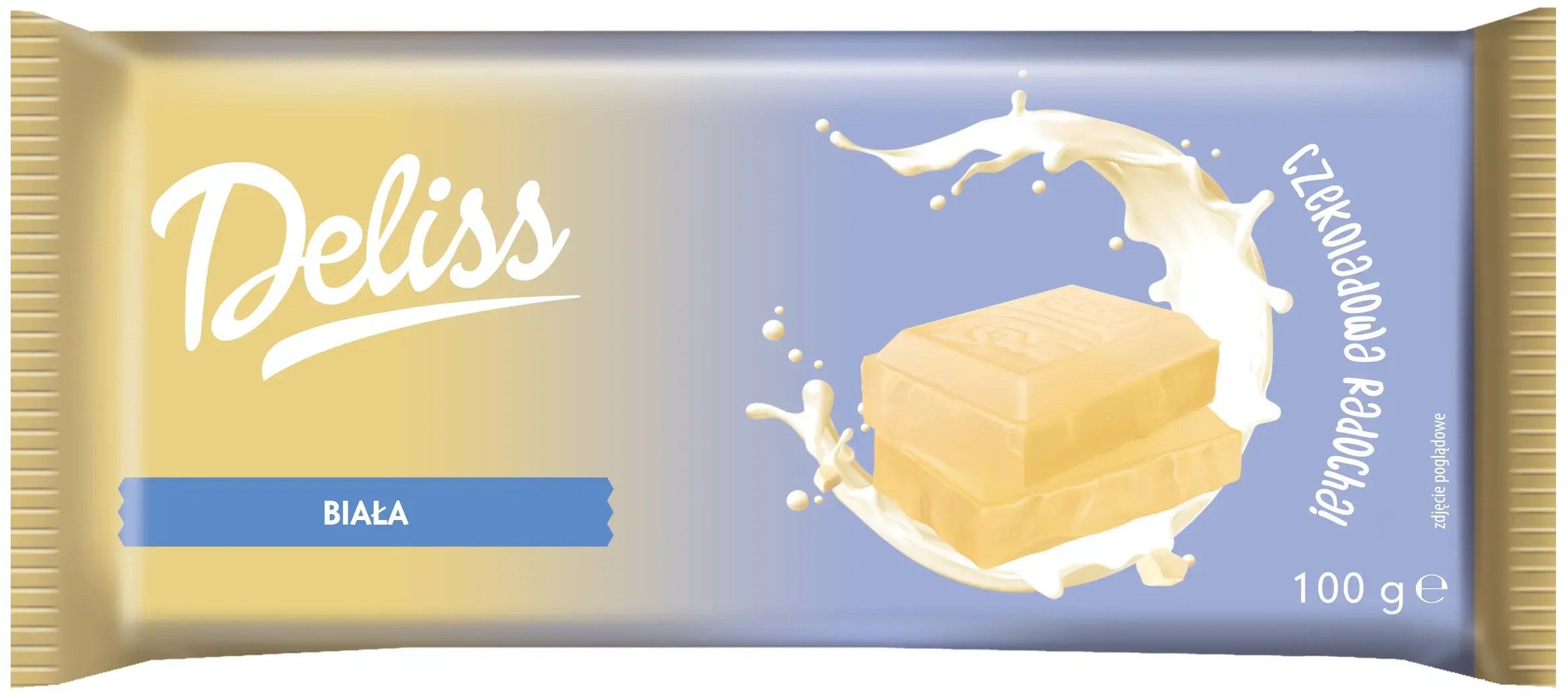 Czekolada biała Deliss 100g widok 1