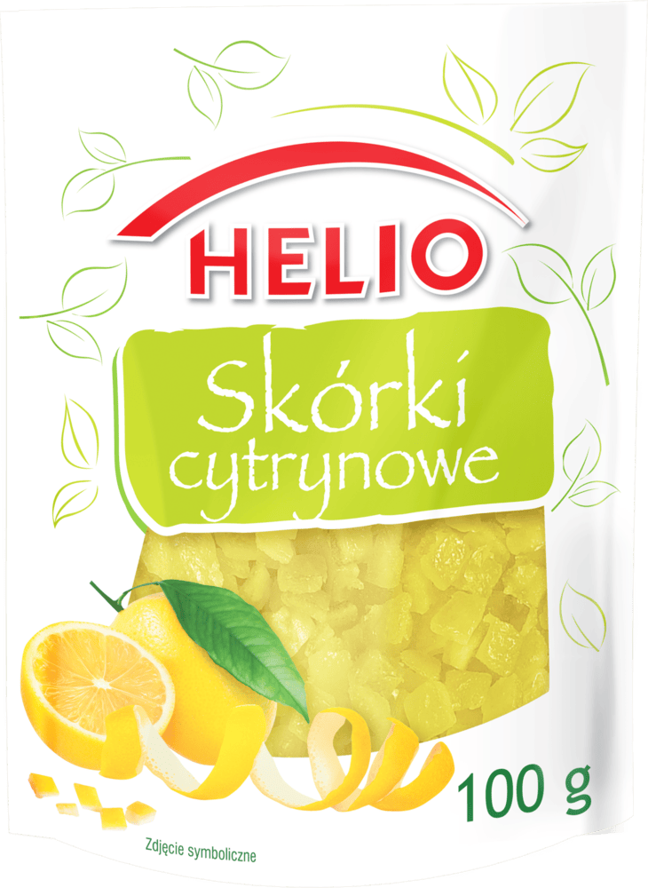 Skórki cytrynowe Helio 100g widok 1