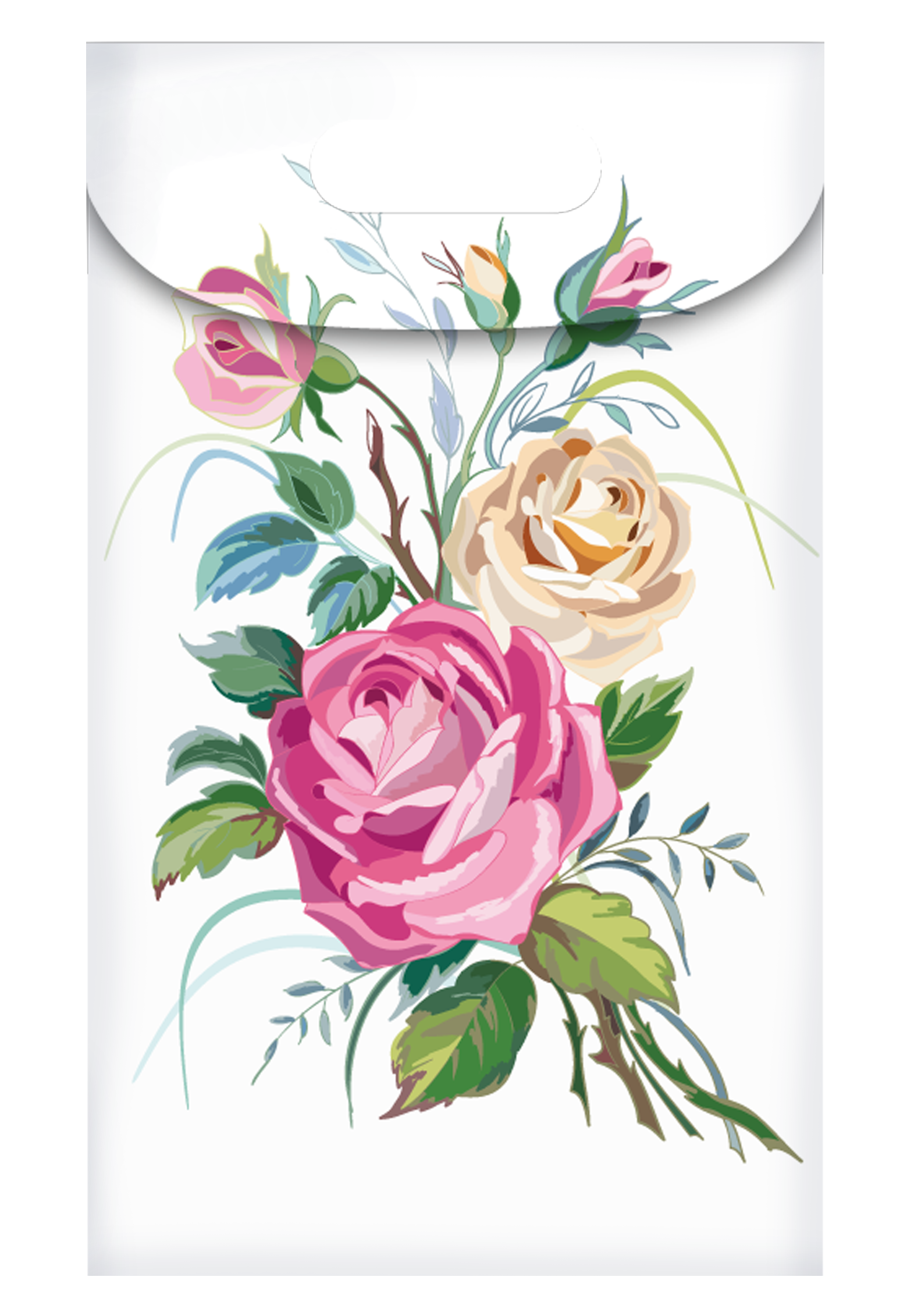 Torba ozdobna extra z rzepem 16x27x9cm widok główny 