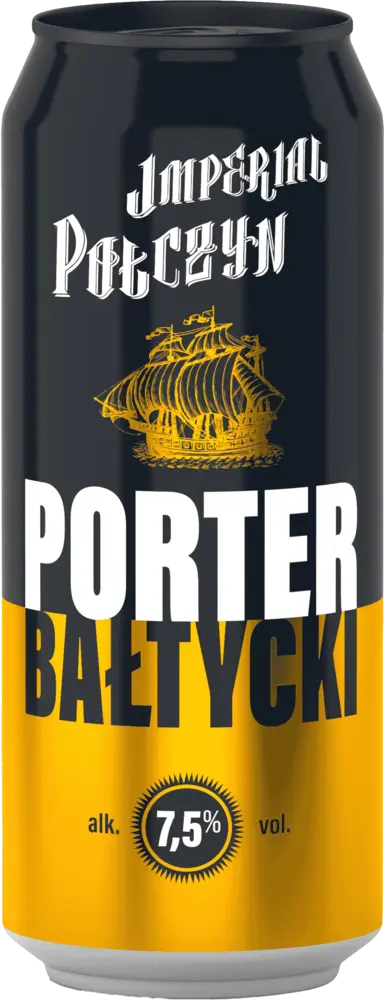 Piwo Porter Bałtycki 0,5l 7,5% puszka widok 1