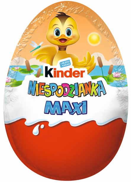 Jajko Kinder Niespodzianka maxi niebie. 100g BN25 widok 1