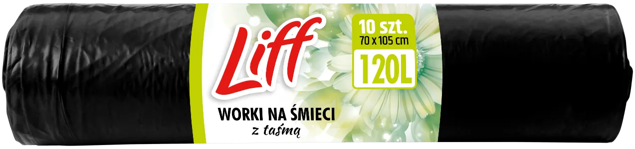 Worki na śmieci z taśmą Liff 120l 10szt widok 1