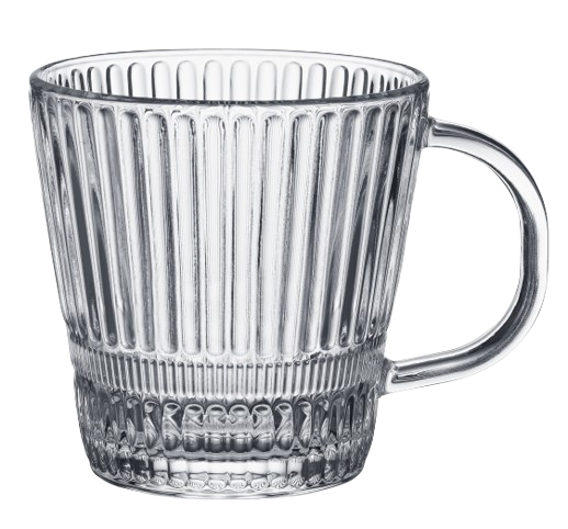 Kubek szklany z uchem Ambition 270ml widok 1