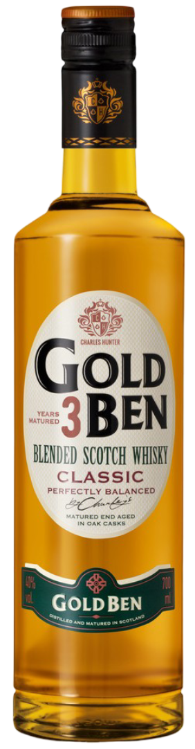 Whisky Gold Ben 3yo 0,7l 40% widok główny