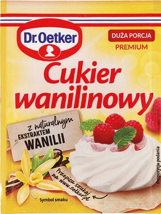 Cukier wanilinowy Dr.Oetker 16g widok główny