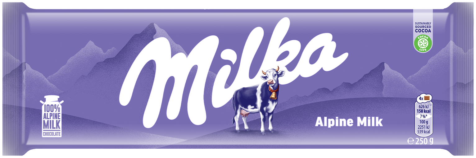 Czekolada alpine milk Milka 250g widok 1