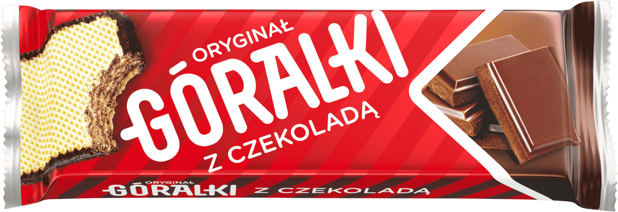 Wafelki Góralki z czekoladą 45g widok główny