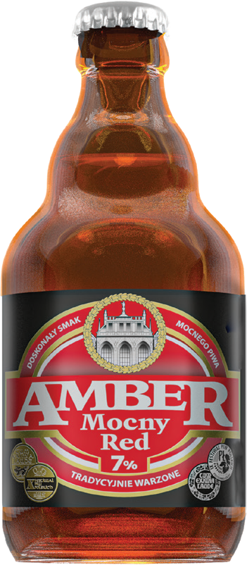 Piwo Amber red 330ml 7% but. bzzw. widok 1