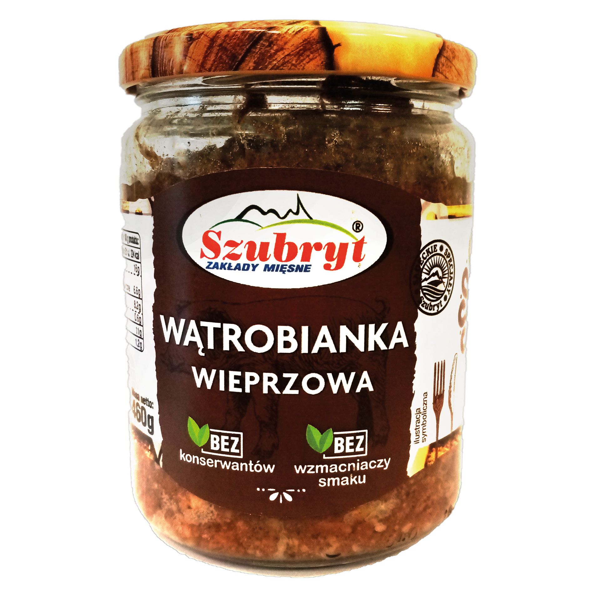 Wątrobianka wieprzowa Szubryt 460g widok 1
