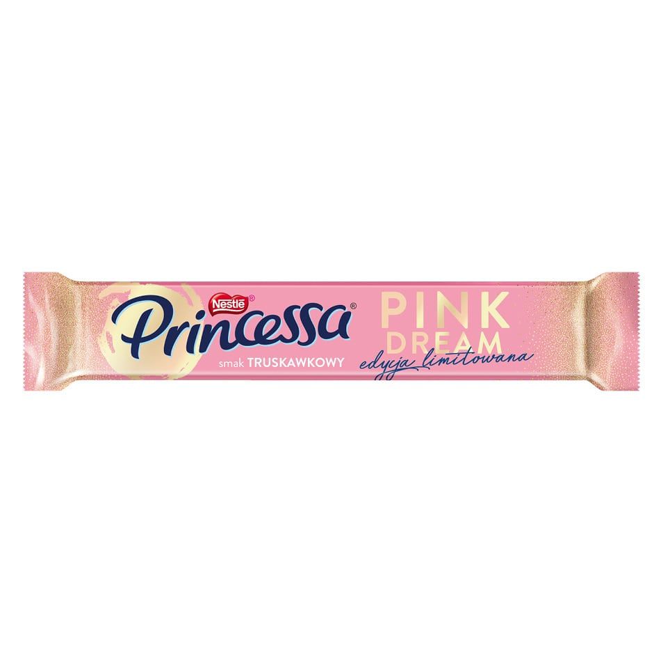 Wafel Princessa Pink truskawkowa 37g widok 1