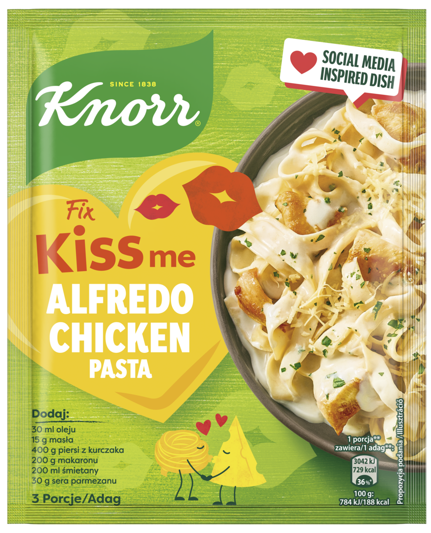 Fix kiss me alfredo chicken pasta Knorr 42g widok 1