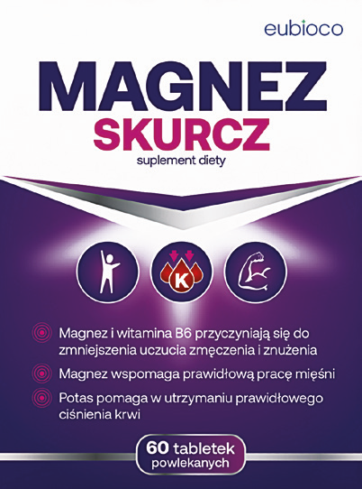 Tabletki magnez skurcz Eubioco 60szt. widok 1
