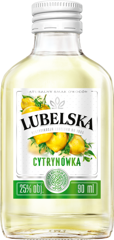 Likier Lubelska cytrynówka 90ml 25% widok główny