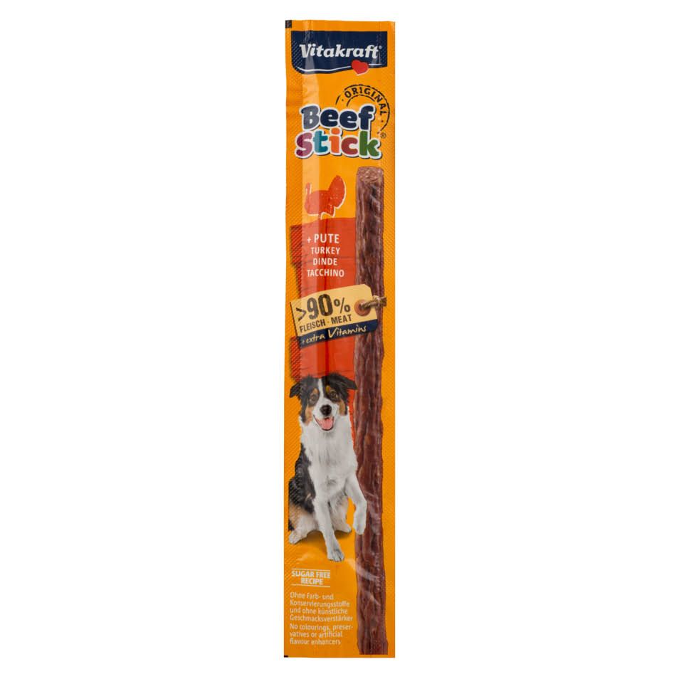 Przekąska dla psa indyk Beef Stick 12g widok 1