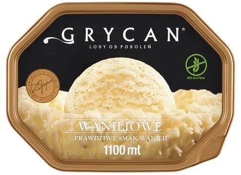 Lody Grycan waniliowe 1,1l widok 1