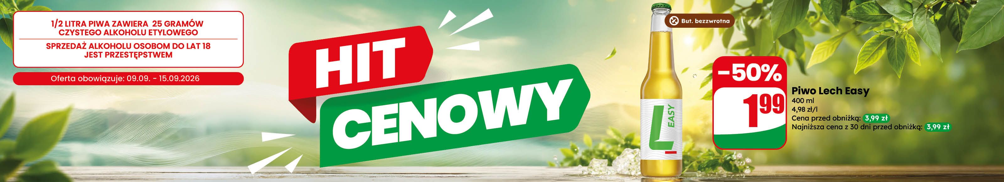 BANER PIWO LECH EASY BANER PIWO LECH EASY