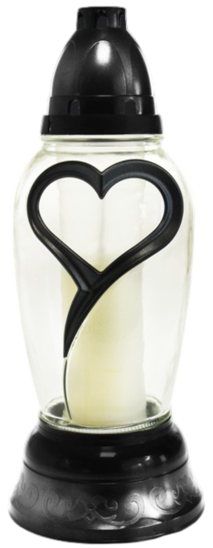 Znicz szklany D-5 120g 40h widok 1