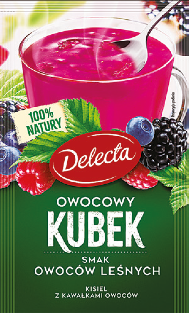 Kisiel Owocowy Kubek owoce leśne Delecta 30g widok 1