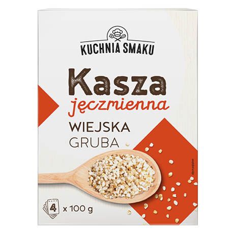 Kasza jęczmienna gruba Kuchnia Smaku 4x100g widok 1