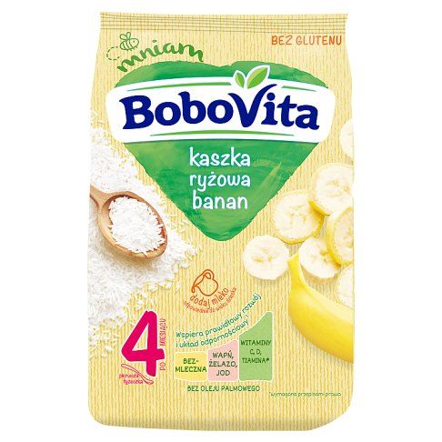 Kaszka ryżowa banan Bobovita 180g widok 1