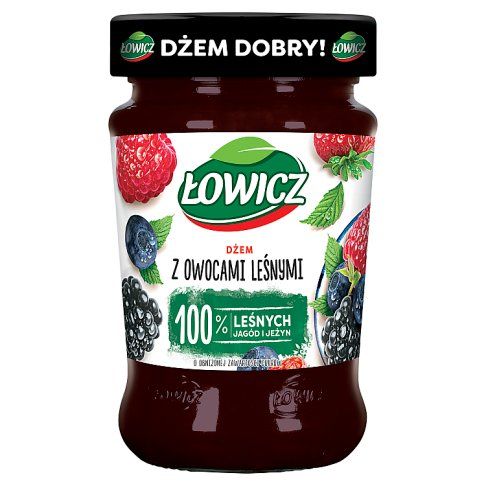 DŻEM Z OWOCÓW LEŚNYCH 280g ŁOWICZ widok 4