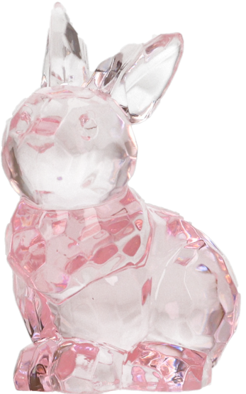 Figurka zając akrylowy 6,5cm WN26 widok 1