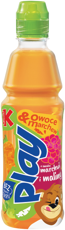 Napój niegaz. march malin limetka Kubuś Play 400ml widok 1