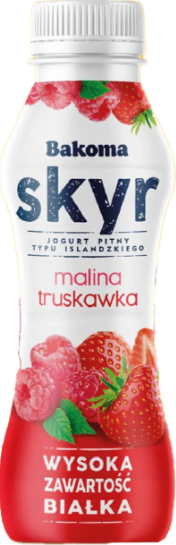 Jogurt pitny skyr Bakoma 300g mix widok 2