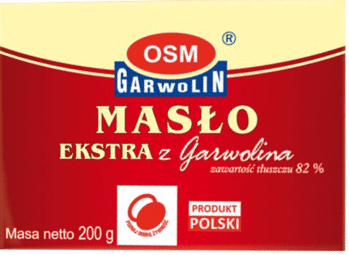 Masło ekstra 82% z Garwolina OSM Garwolin 200g widok 1