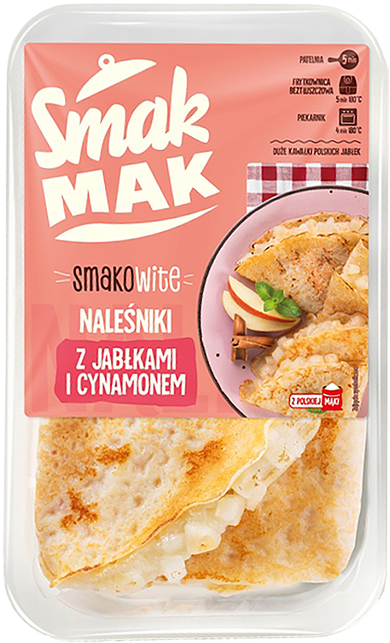 Naleśniki z serem/jabłkami Smakmak 400g mix widok 2