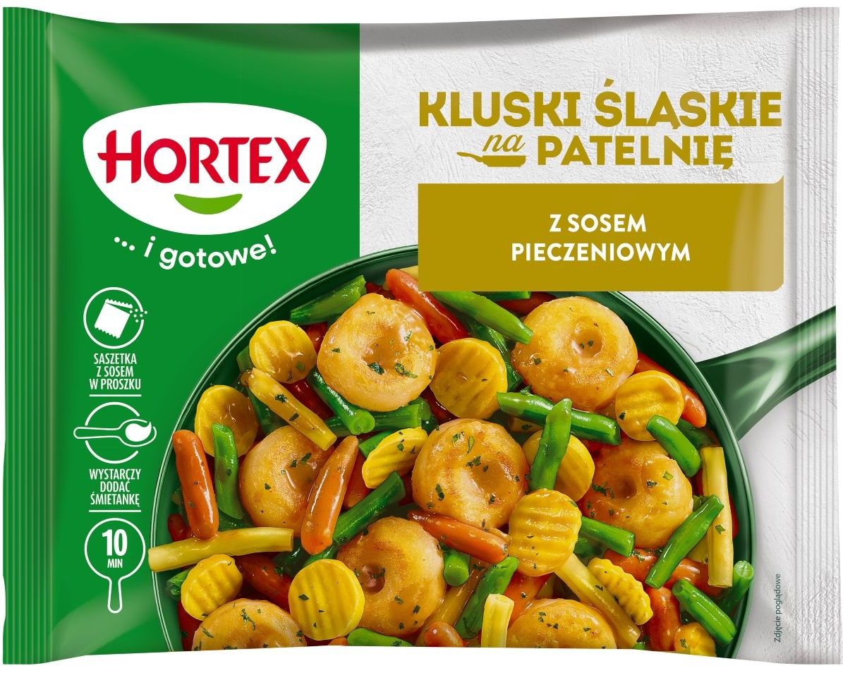 Kluski śląskie na patelnię z sosem Hortex 400g widok 1