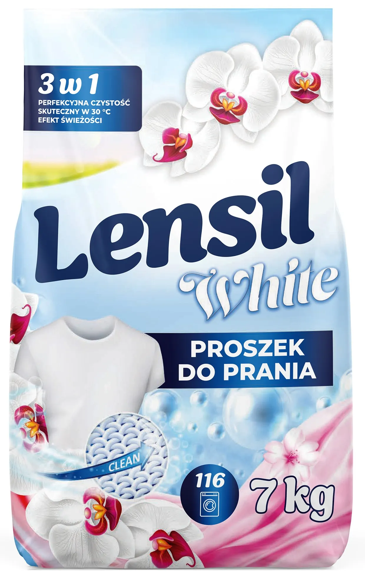 Proszek do prania Lensil biały 116p 7kg widok 1
