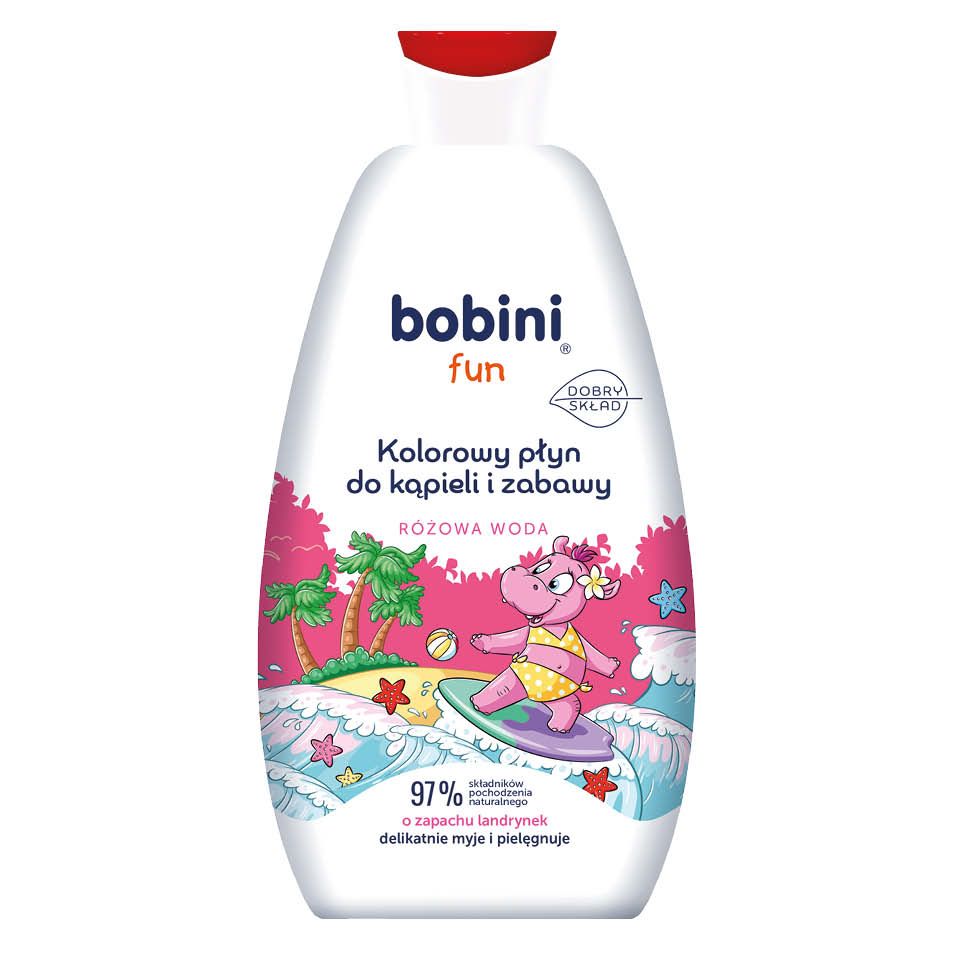 Płyn do kąpieli i zabawy Dz kolor Bobini 0,5l mix widok 1