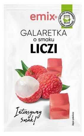 Galaretka liczi Emix 75g widok 1