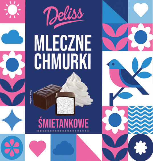 Mleczne Chmurki śmietankowe Deliss 500g widok główny 