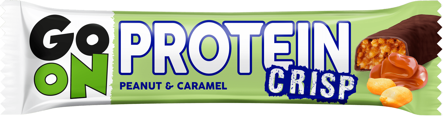 Baton proteinowy crisp orzech-karmel Go On 50g widok 1