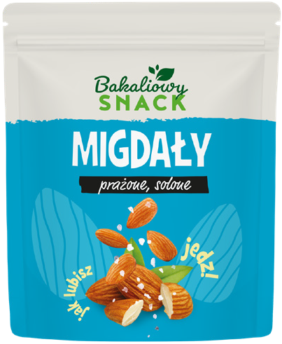 Migdały łuskane całe Bakaliowy Snack 200g widok 1