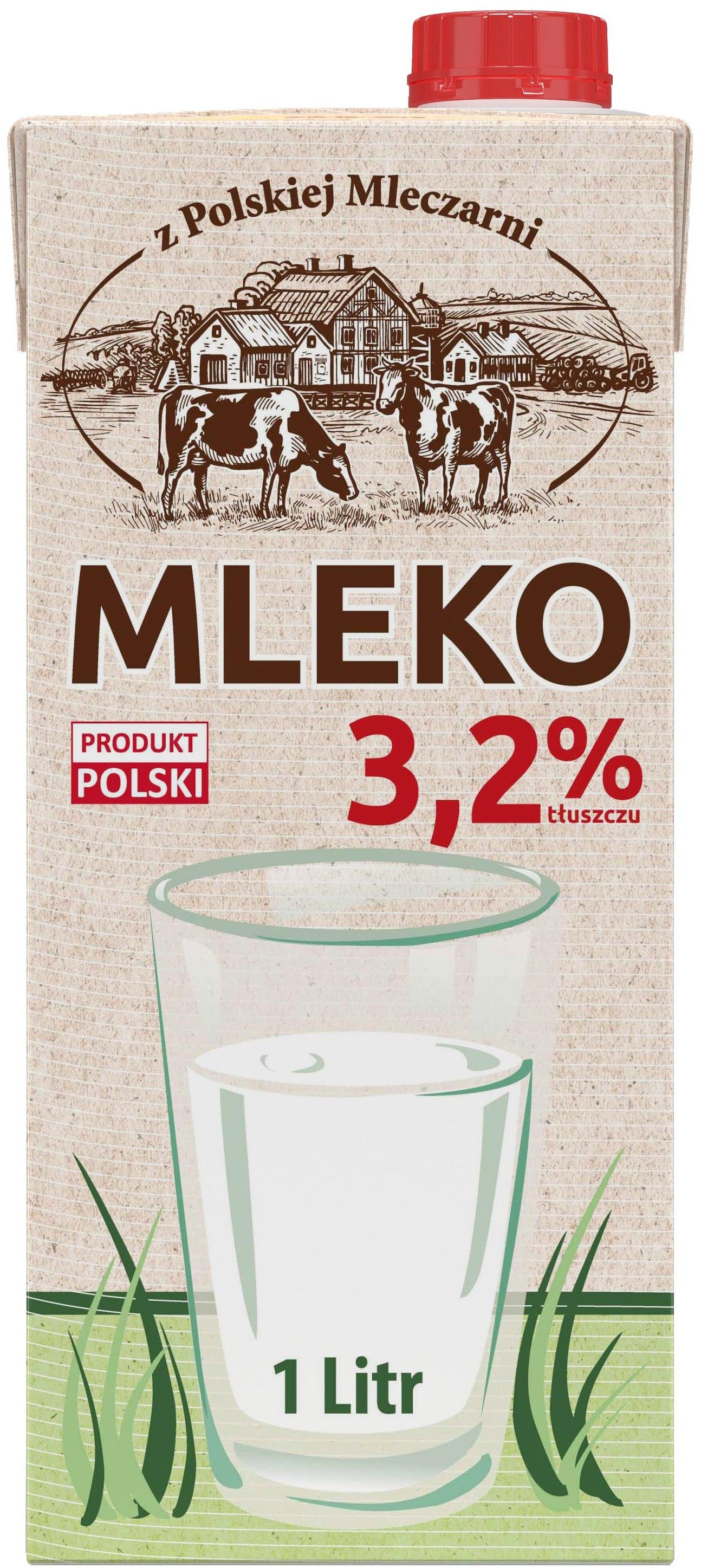 Mleko UHT 3,2% z Polskiej Mleczarni 1l widok 1